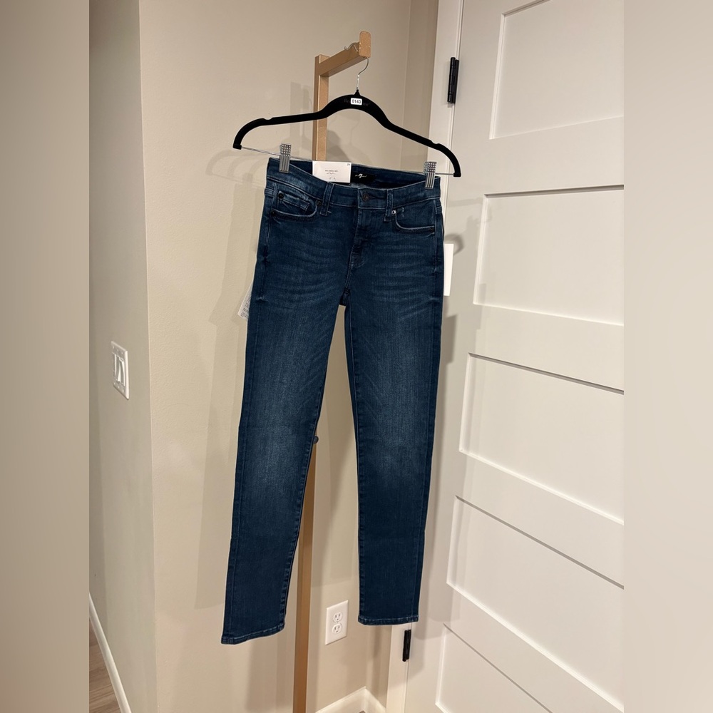 Seven For All Mankind Paper The Classic Slim Jeans. NWT. Size 24. MSRP $120